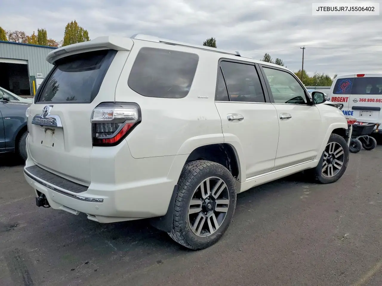 2018 TOYOTA 4RUNNER VIN JTEBU5JR7J5506402 — фото 3