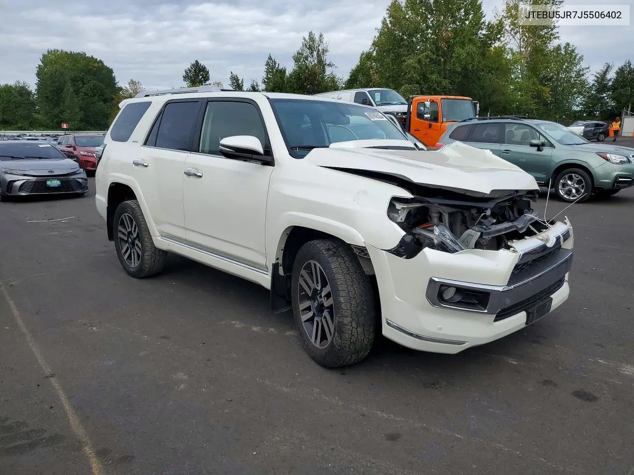 2018 TOYOTA 4RUNNER VIN JTEBU5JR7J5506402 — фото 4