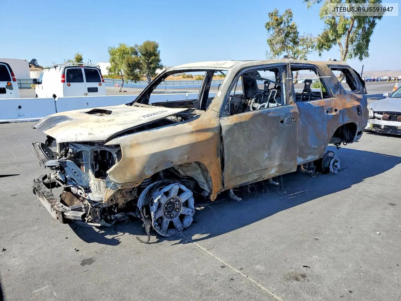TOYOTA 4RUNNER 2018, VIN JTEBU5JR8J5591847