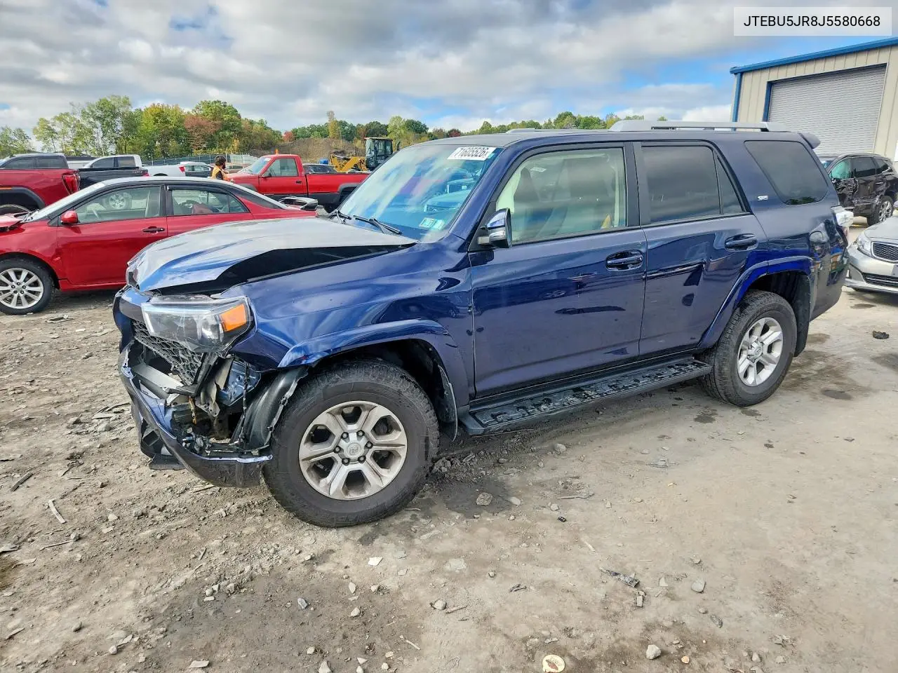 TOYOTA 4RUNNER 2018, VIN JTEBU5JR8J5580668
