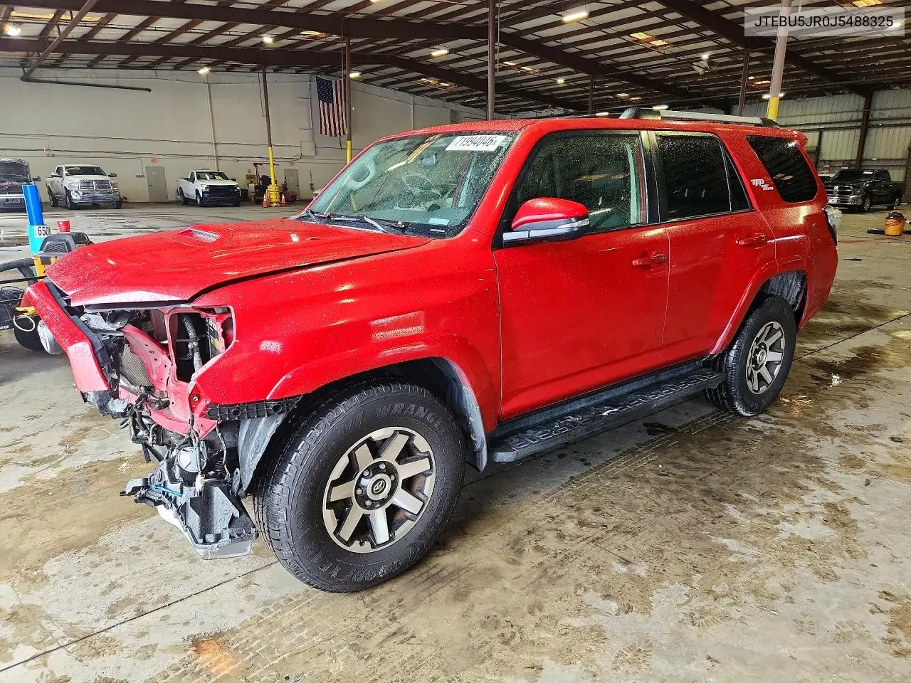 TOYOTA 4RUNNER 2018, VIN JTEBU5JR0J5488325