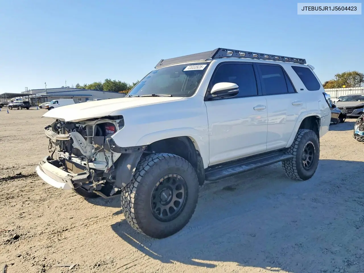 TOYOTA 4RUNNER 2018, VIN JTEBU5JR1J5604423