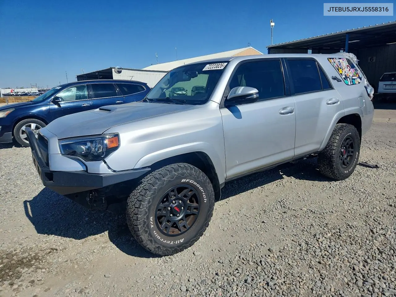 TOYOTA 4RUNNER 2018, VIN JTEBU5JRXJ5558316