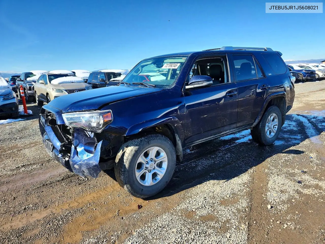 TOYOTA 4RUNNER 2018, VIN JTEBU5JR1J5608021