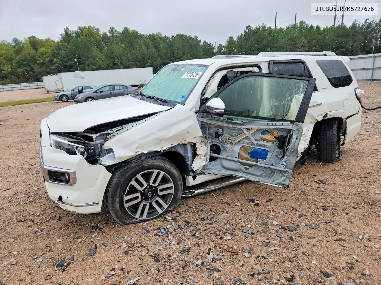 TOYOTA 4RUNNER 2019, VIN JTEBU5JR7K5727676