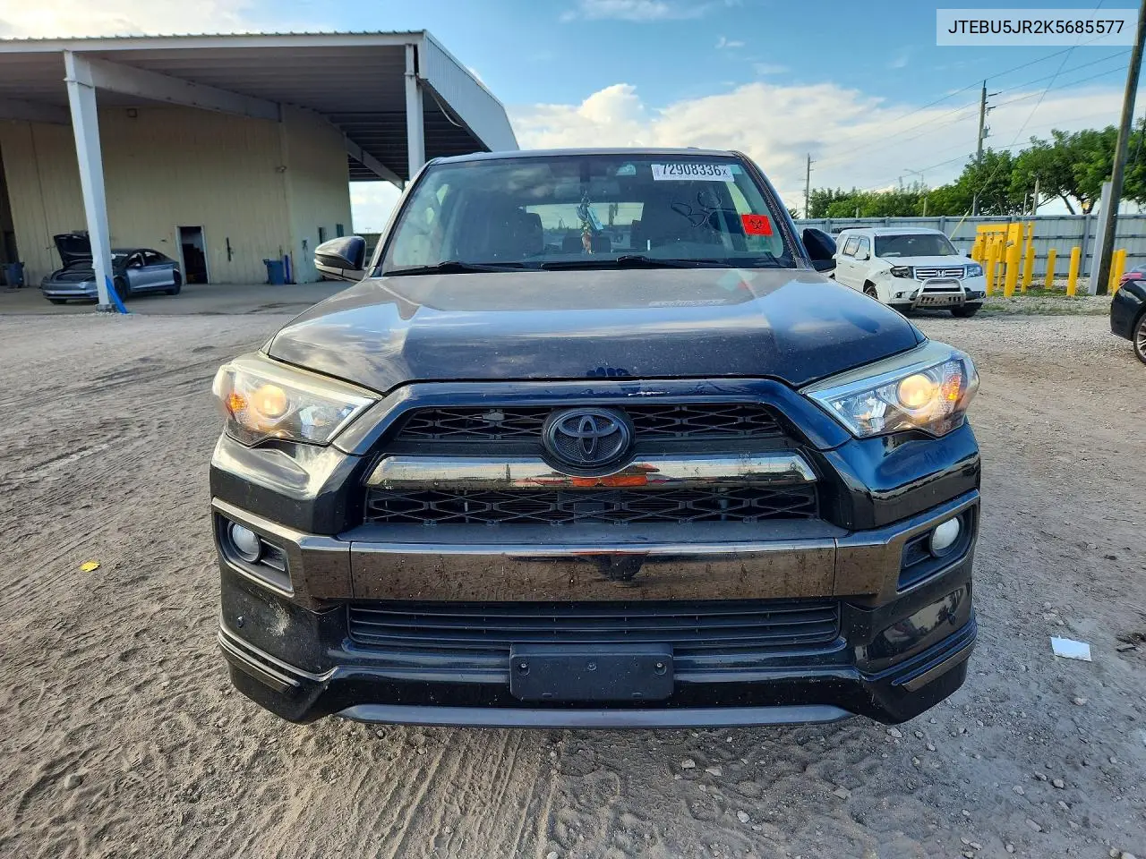 2019 TOYOTA 4RUNNER VIN JTEBU5JR2K5685577 — фото 5