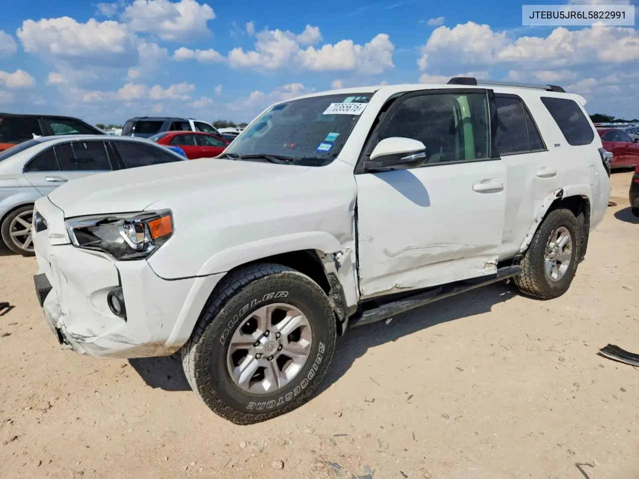 TOYOTA 4RUNNER 2020, VIN JTEBU5JR6L5822991