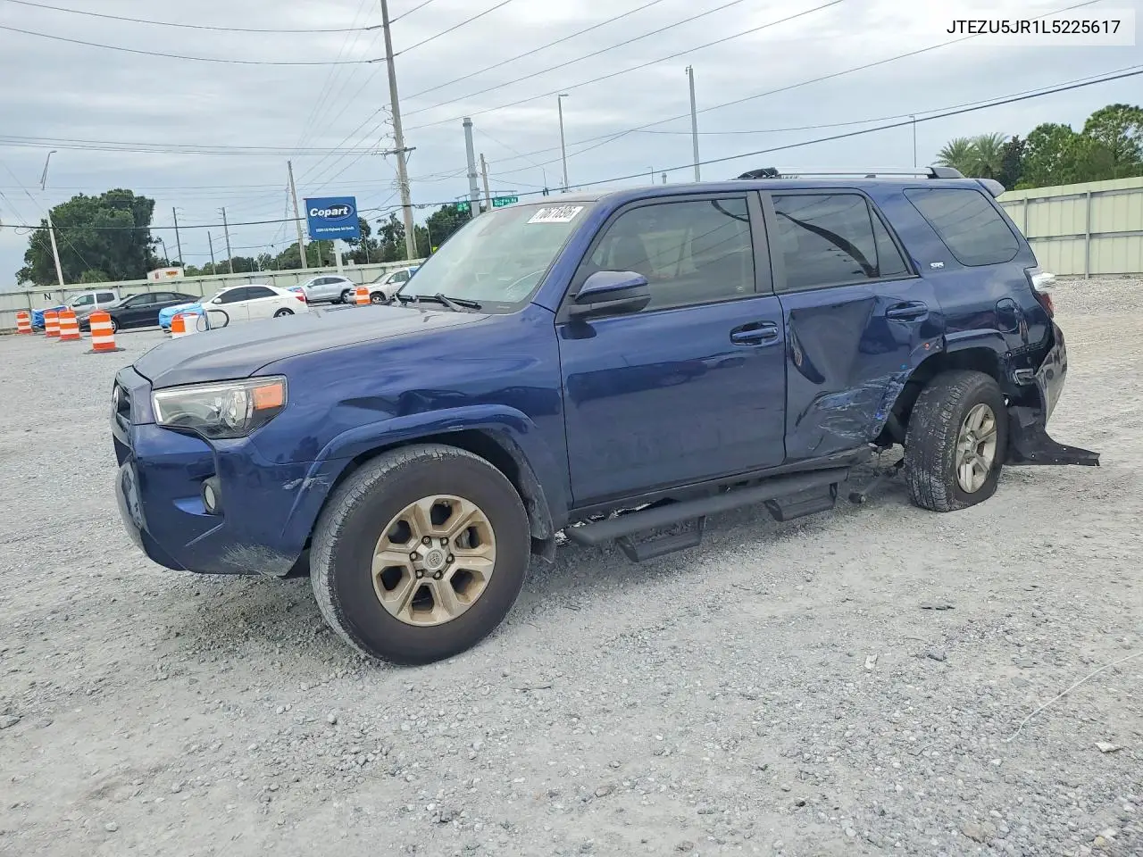 TOYOTA 4RUNNER 2020, VIN JTEZU5JR1L5225617
