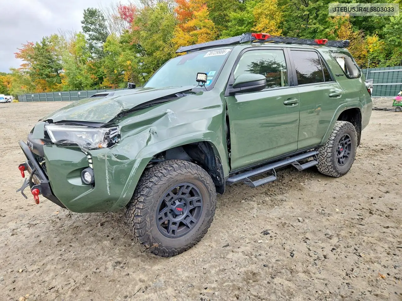 TOYOTA 4RUNNER 2020, VIN JTEBU5JR4L5803033