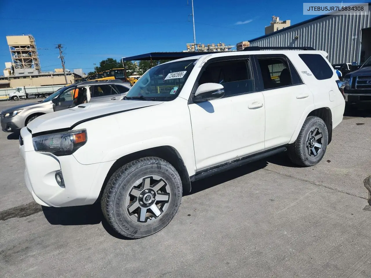 TOYOTA 4RUNNER 2020, VIN JTEBU5JR7L5834308