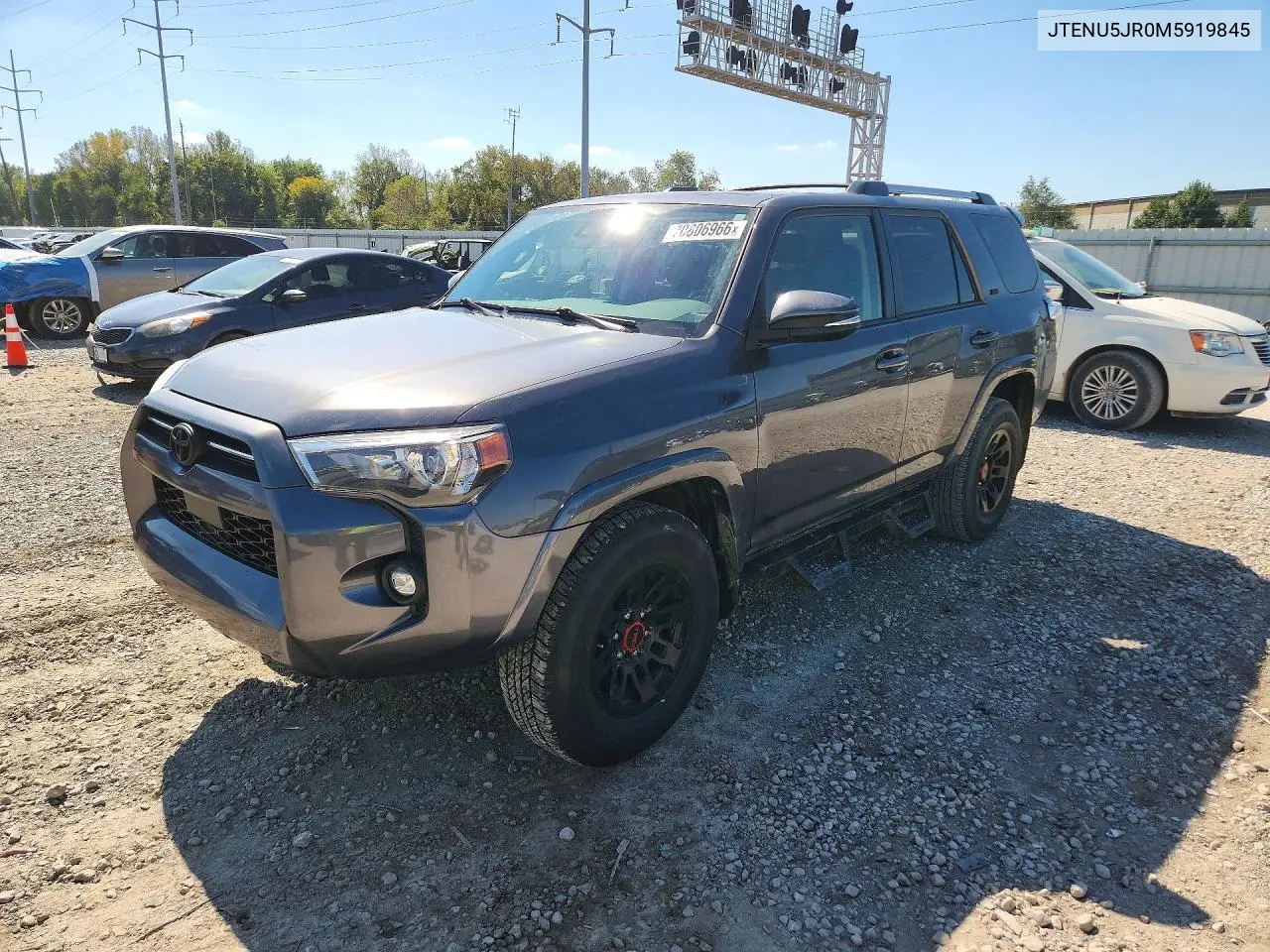 TOYOTA 4RUNNER 2021, VIN JTENU5JR0M5919845