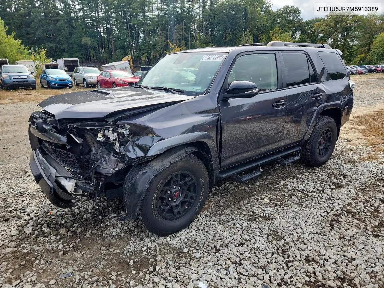 TOYOTA 4RUNNER 2021, VIN JTEHU5JR7M5913389