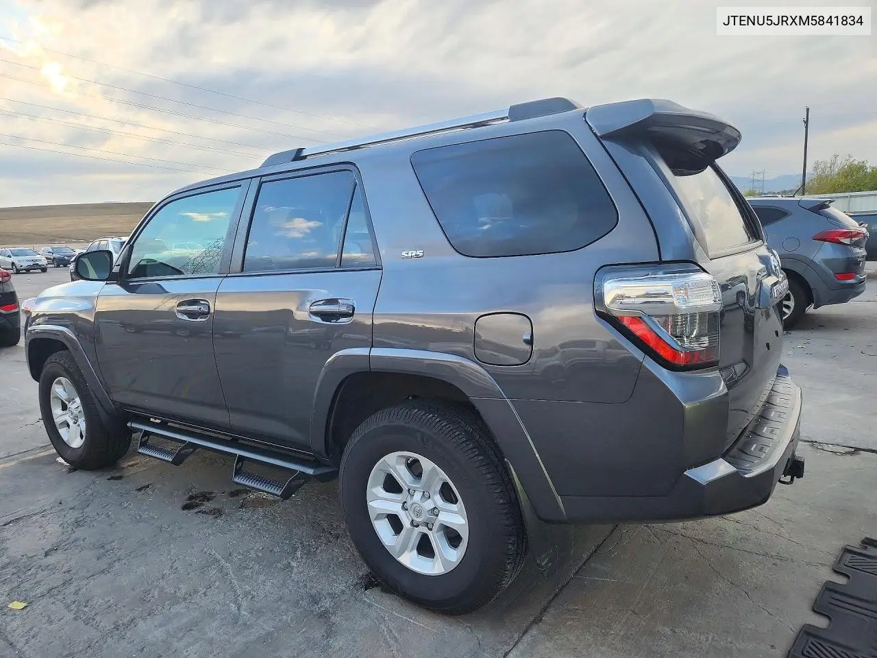 2021 TOYOTA 4RUNNER VIN JTENU5JRXM5841834 — фото 2