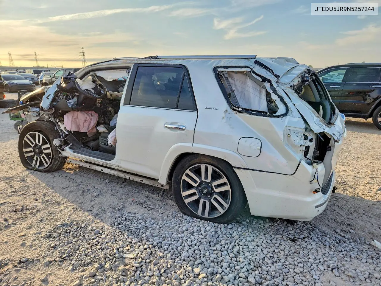 2022 TOYOTA 4RUNNER VIN JTEDU5JR9N5257244 — фото 2