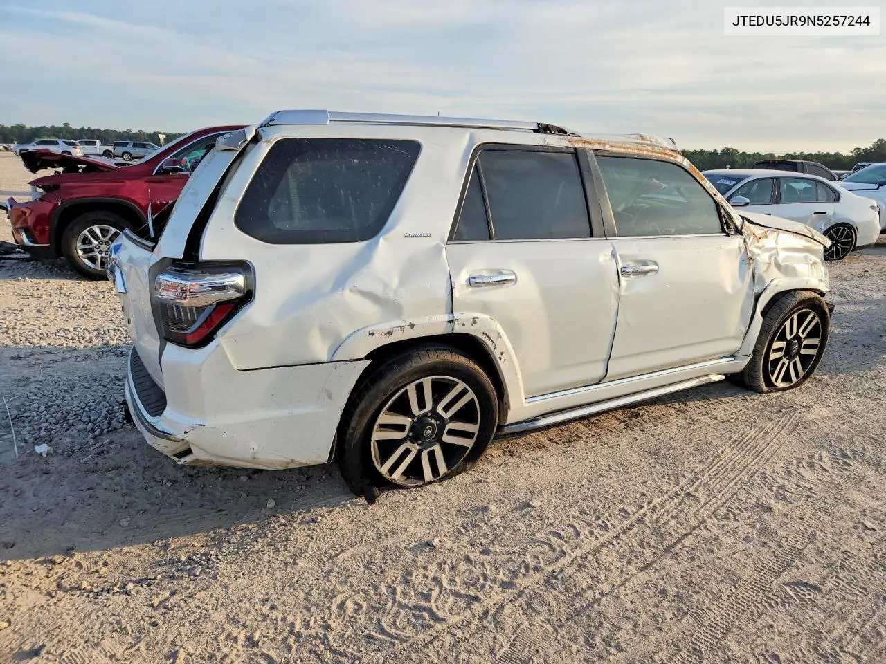 2022 TOYOTA 4RUNNER VIN JTEDU5JR9N5257244 — фото 3