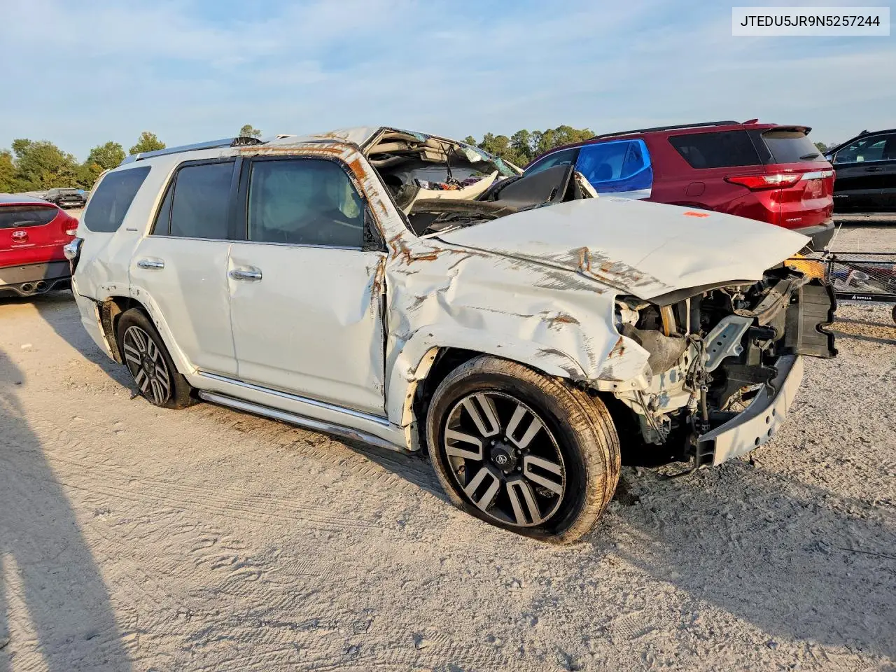 2022 TOYOTA 4RUNNER VIN JTEDU5JR9N5257244 — фото 4