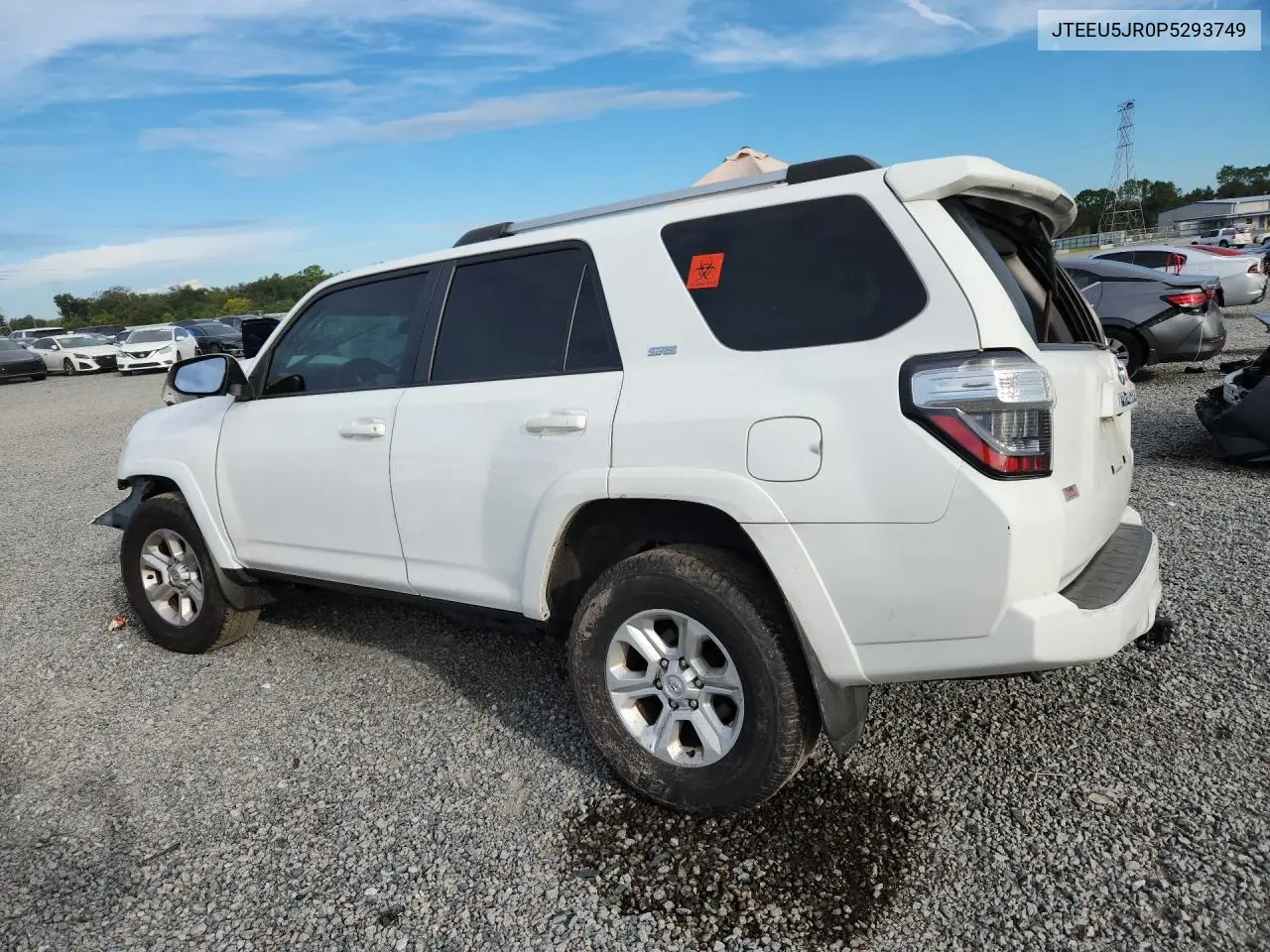 2023 TOYOTA 4RUNNER VIN JTEEU5JR0P5293749 — фото 2