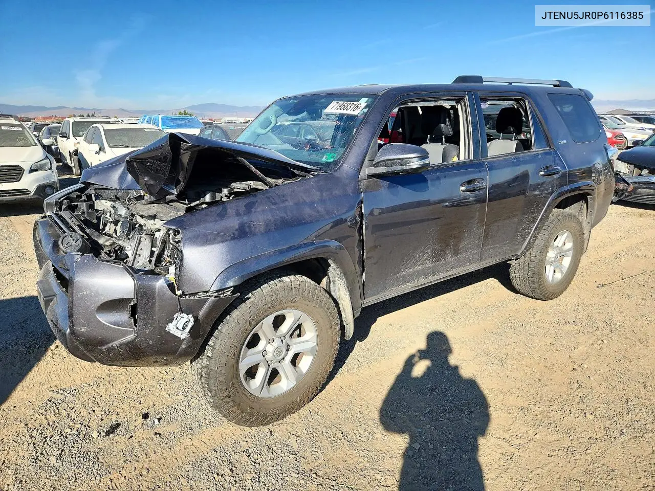 TOYOTA 4RUNNER 2023, VIN JTENU5JR0P6116385
