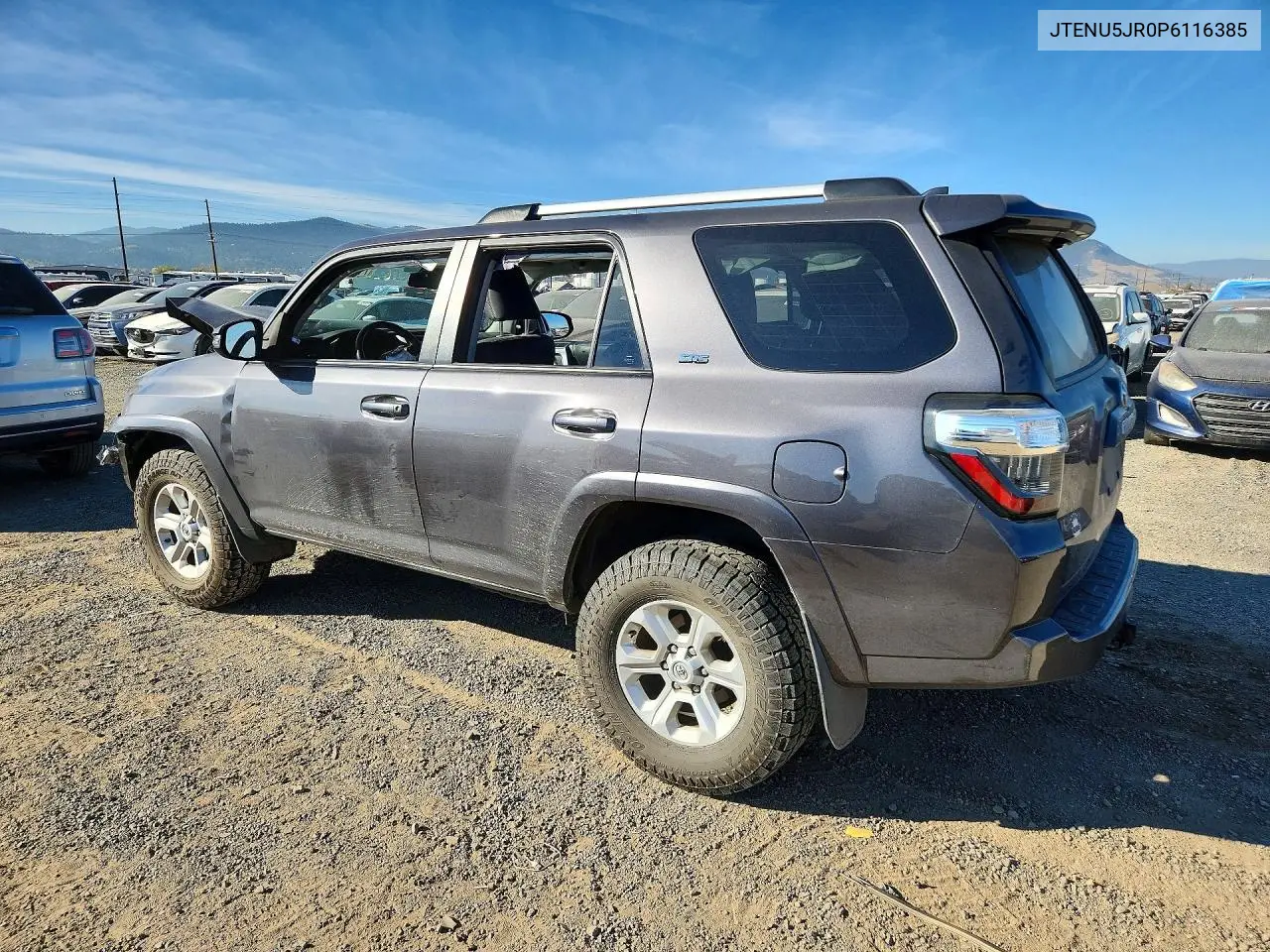 2023 TOYOTA 4RUNNER VIN JTENU5JR0P6116385 — фото 2
