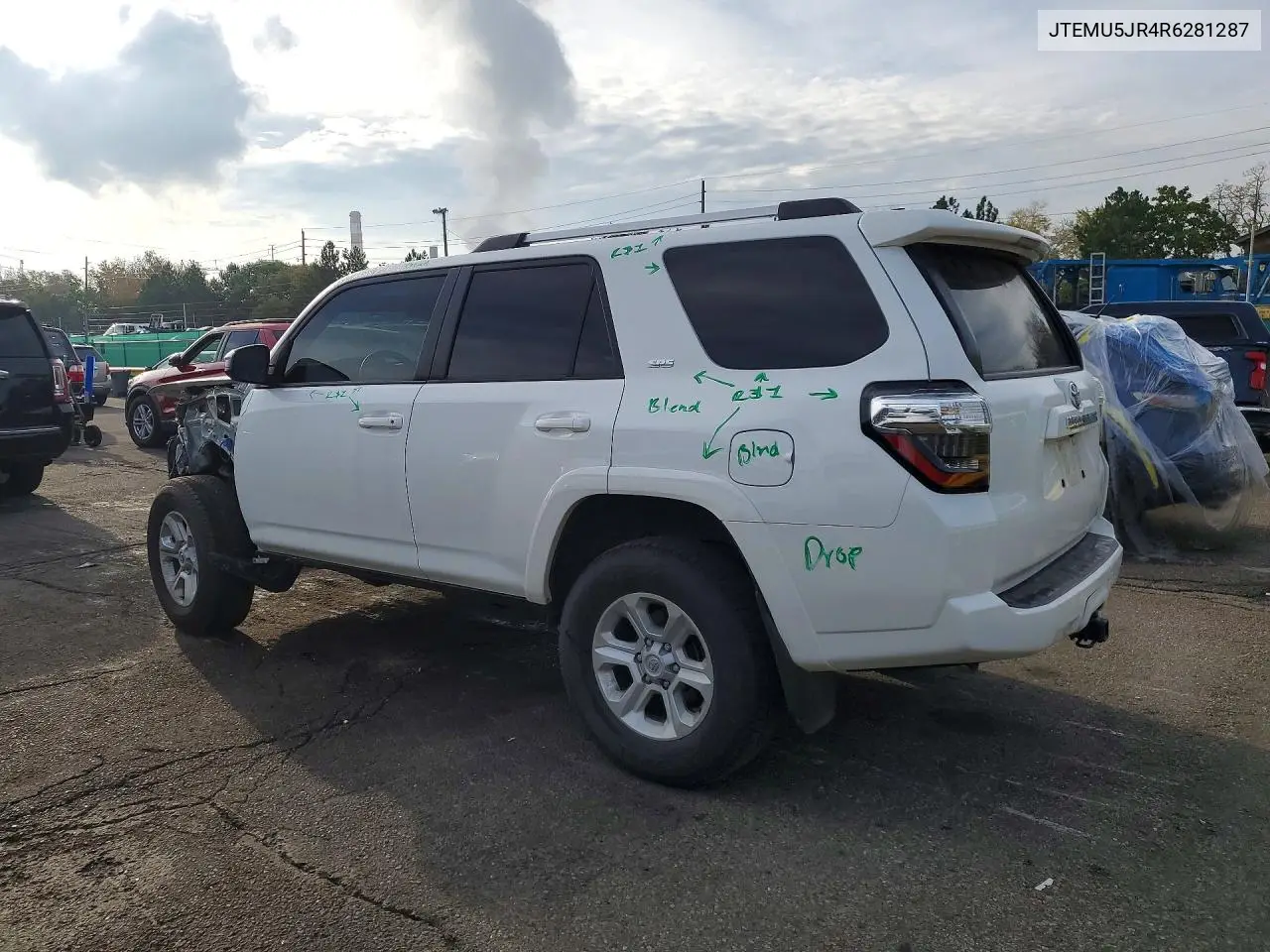 2024 TOYOTA 4RUNNER VIN JTEMU5JR4R6281287 — фото 2