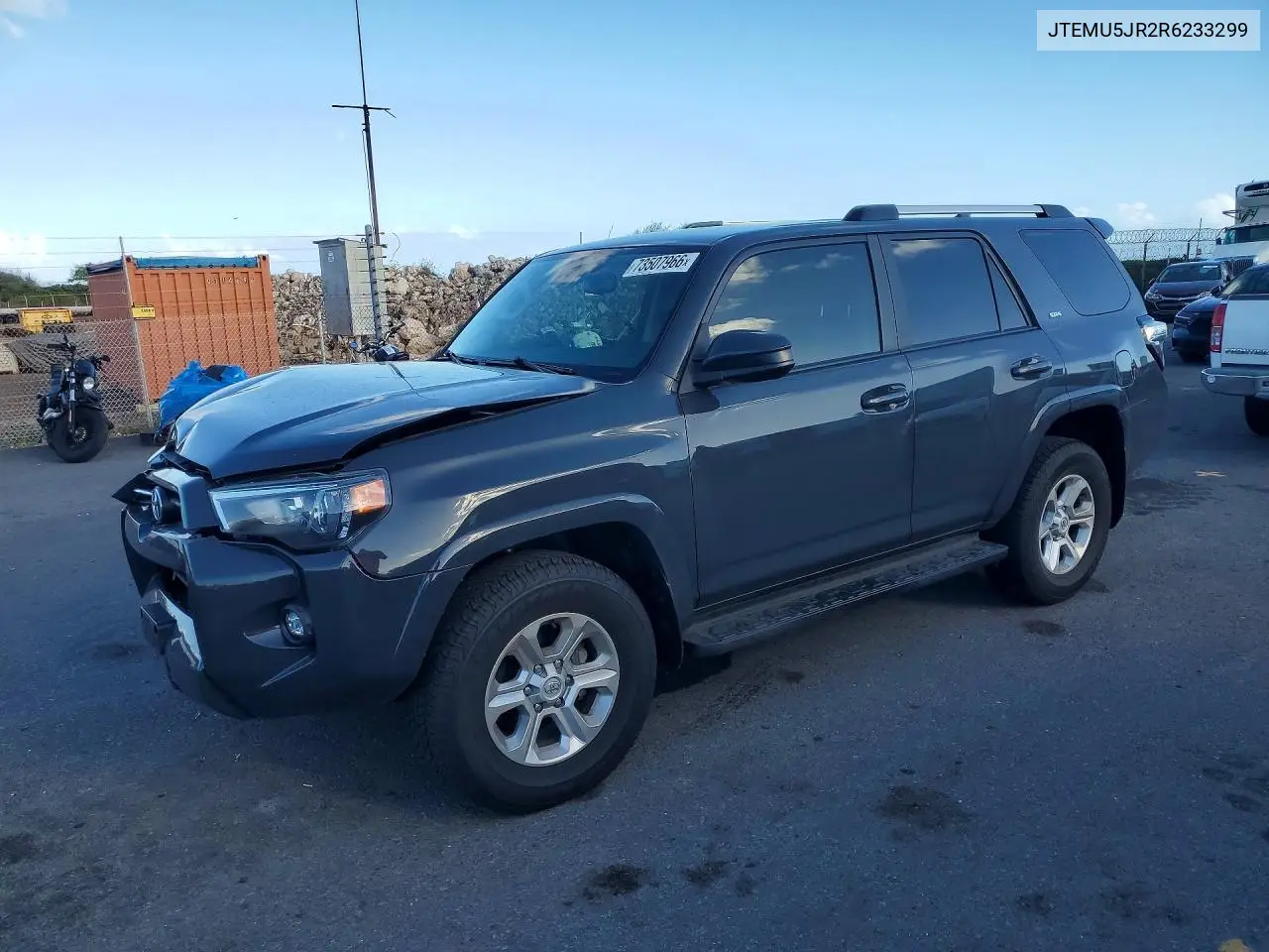 TOYOTA 4RUNNER 2024, VIN JTEMU5JR2R6233299