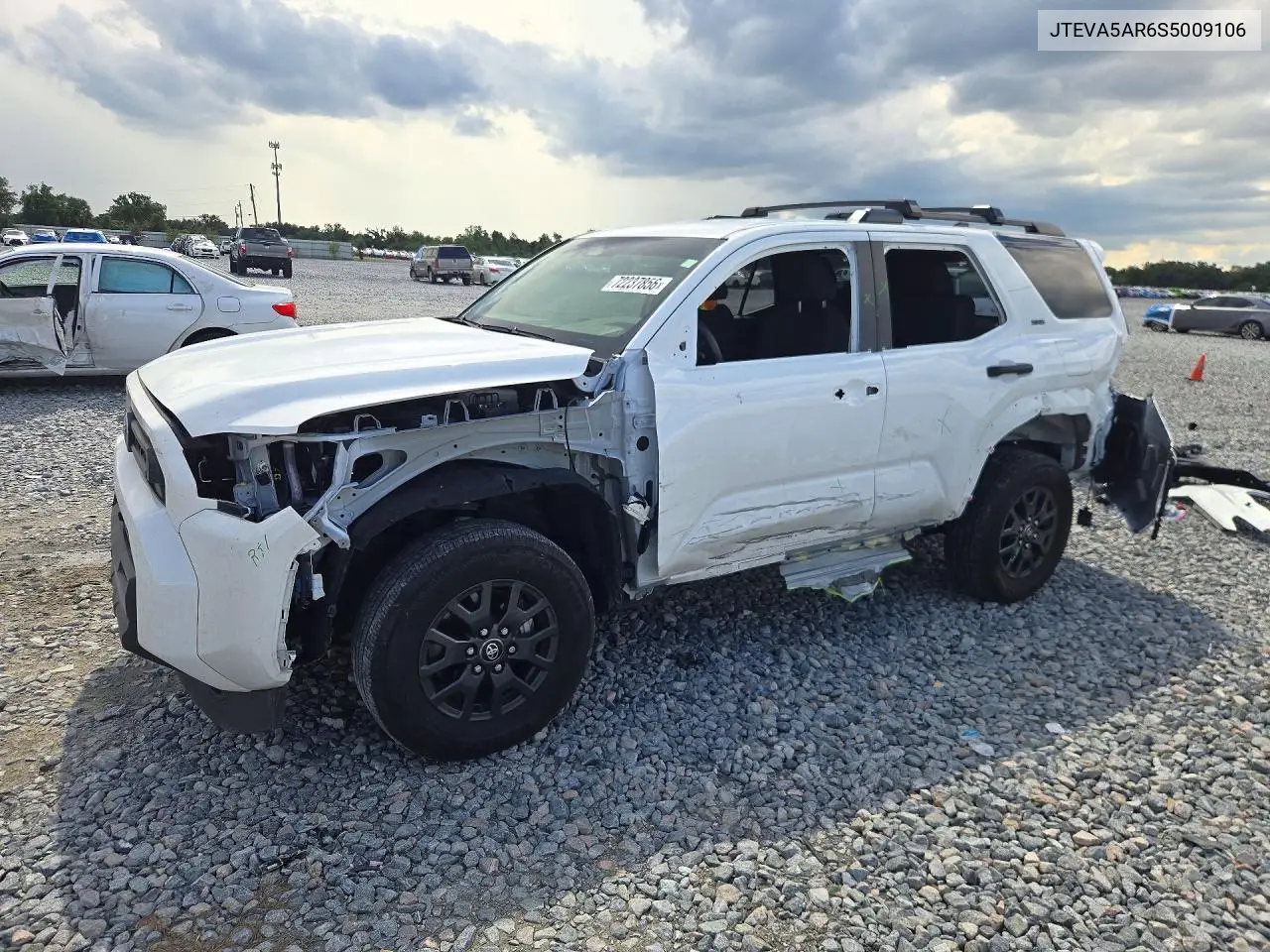 TOYOTA 4RUNNER 2025, VIN JTEVA5AR6S5009106