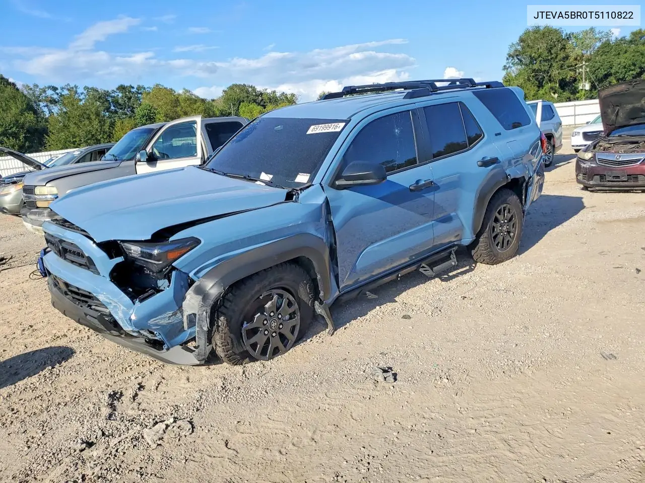 TOYOTA 4RUNNER 2026, VIN JTEVA5BR0T5110822