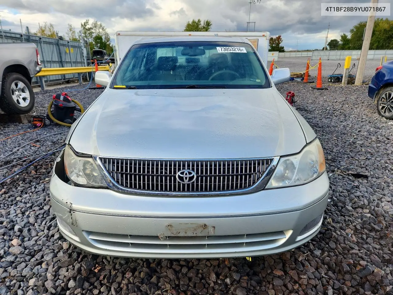 2000 TOYOTA AVALON VIN 4T1BF28B9YU071867 — фото 5