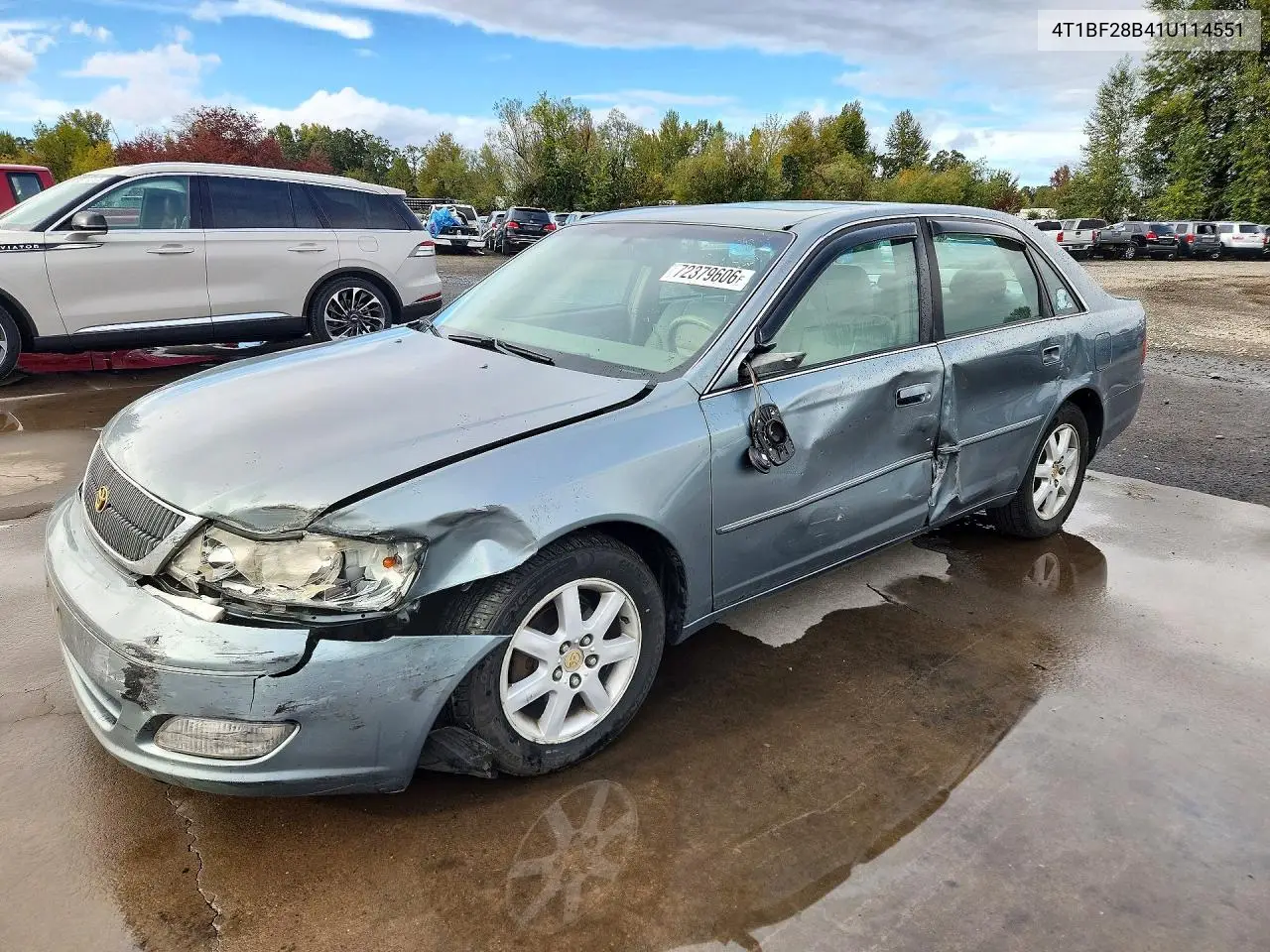 TOYOTA AVALON 2001, VIN 4T1BF28B41U114551