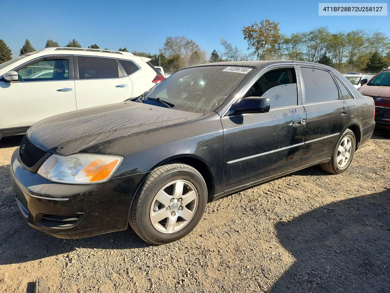 TOYOTA AVALON 2002, VIN 4T1BF28B72U258127