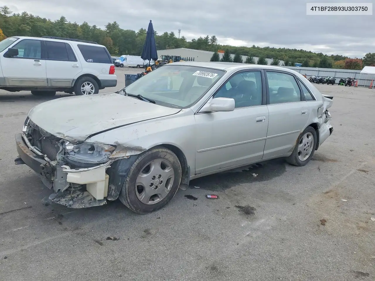 TOYOTA AVALON 2003, VIN 4T1BF28B93U303750