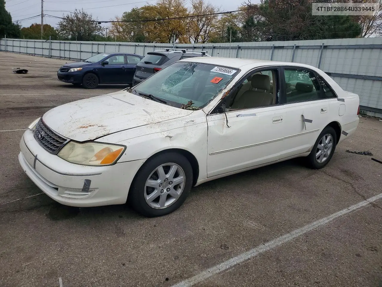 TOYOTA AVALON 2004, VIN 4T1BF28B64U339445