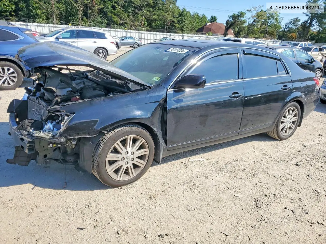 TOYOTA AVALON 2005, VIN 4T1BK36B55U043211