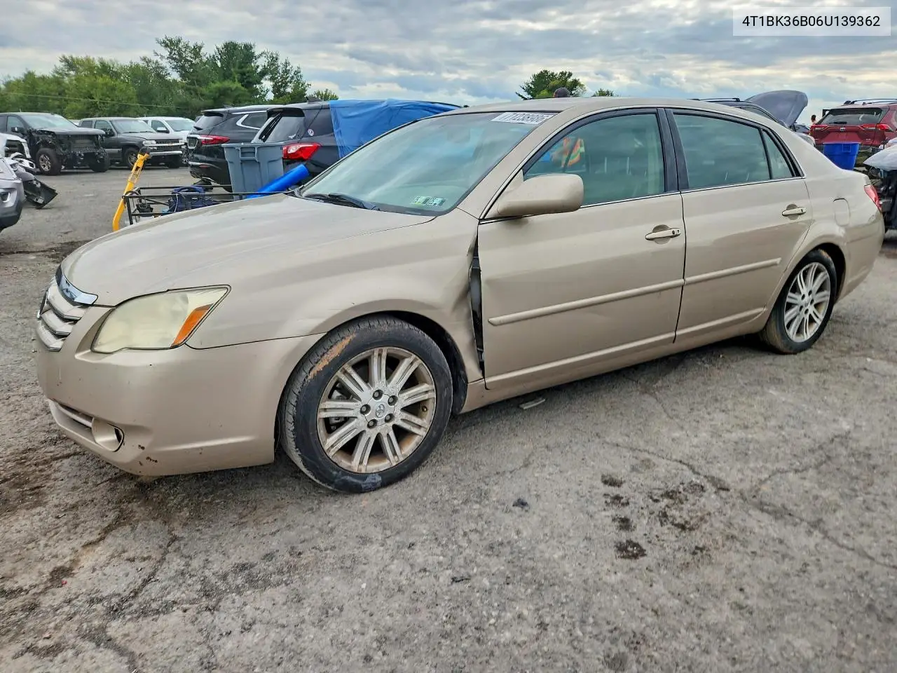 TOYOTA AVALON 2006, VIN 4T1BK36B06U139362