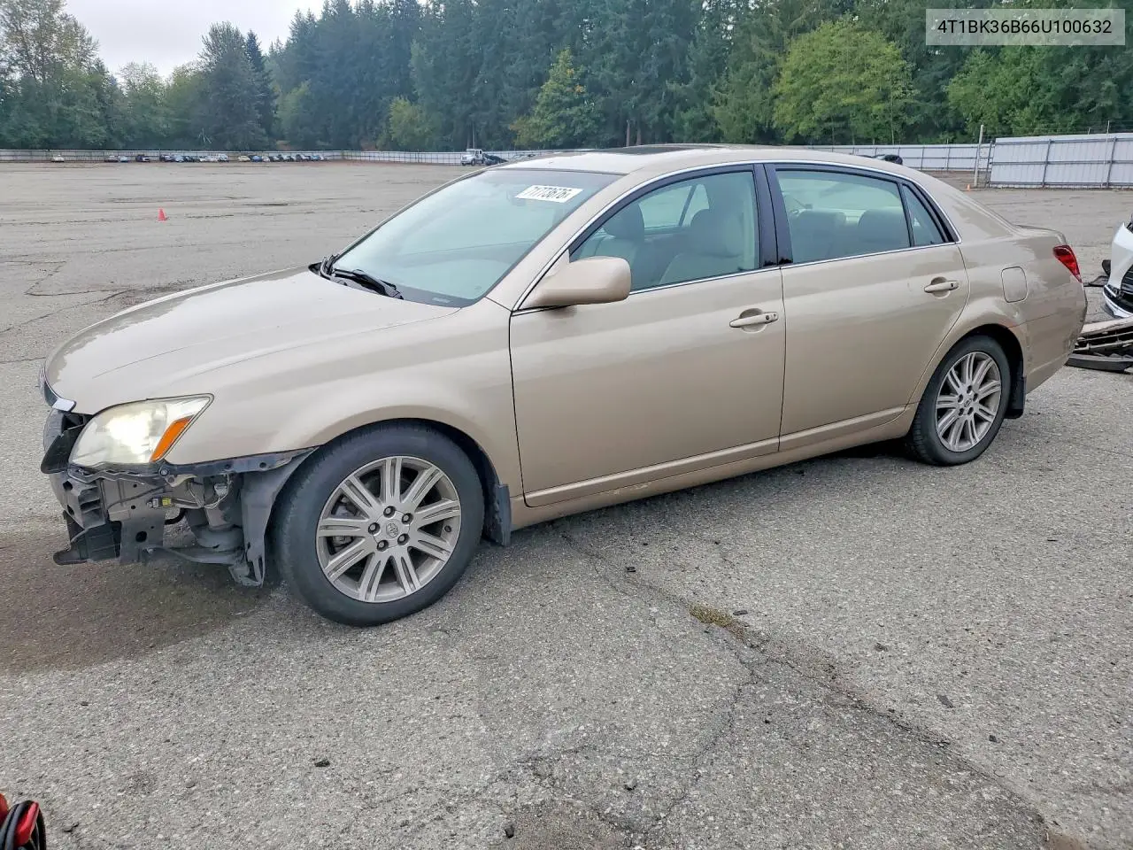 TOYOTA AVALON 2006, VIN 4T1BK36B66U100632