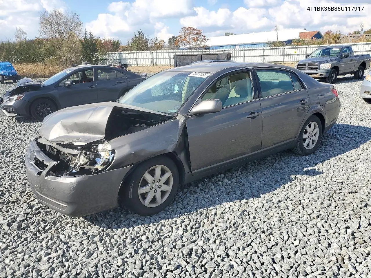TOYOTA AVALON 2006, VIN 4T1BK36B86U117917