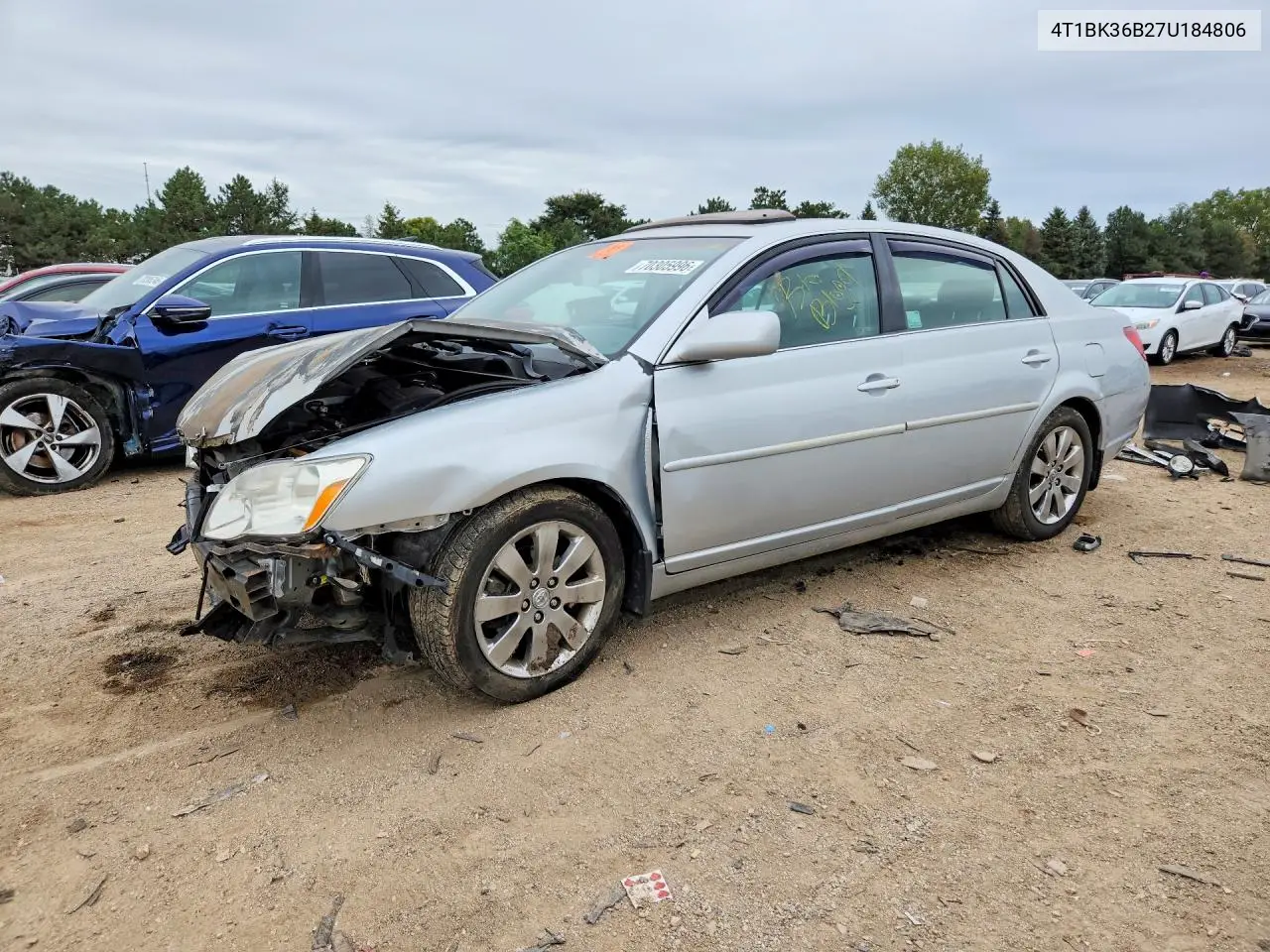 TOYOTA AVALON 2007, VIN 4T1BK36B27U184806