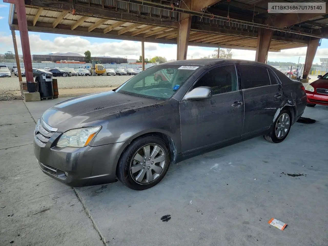 TOYOTA AVALON 2007, VIN 4T1BK36B67U175140