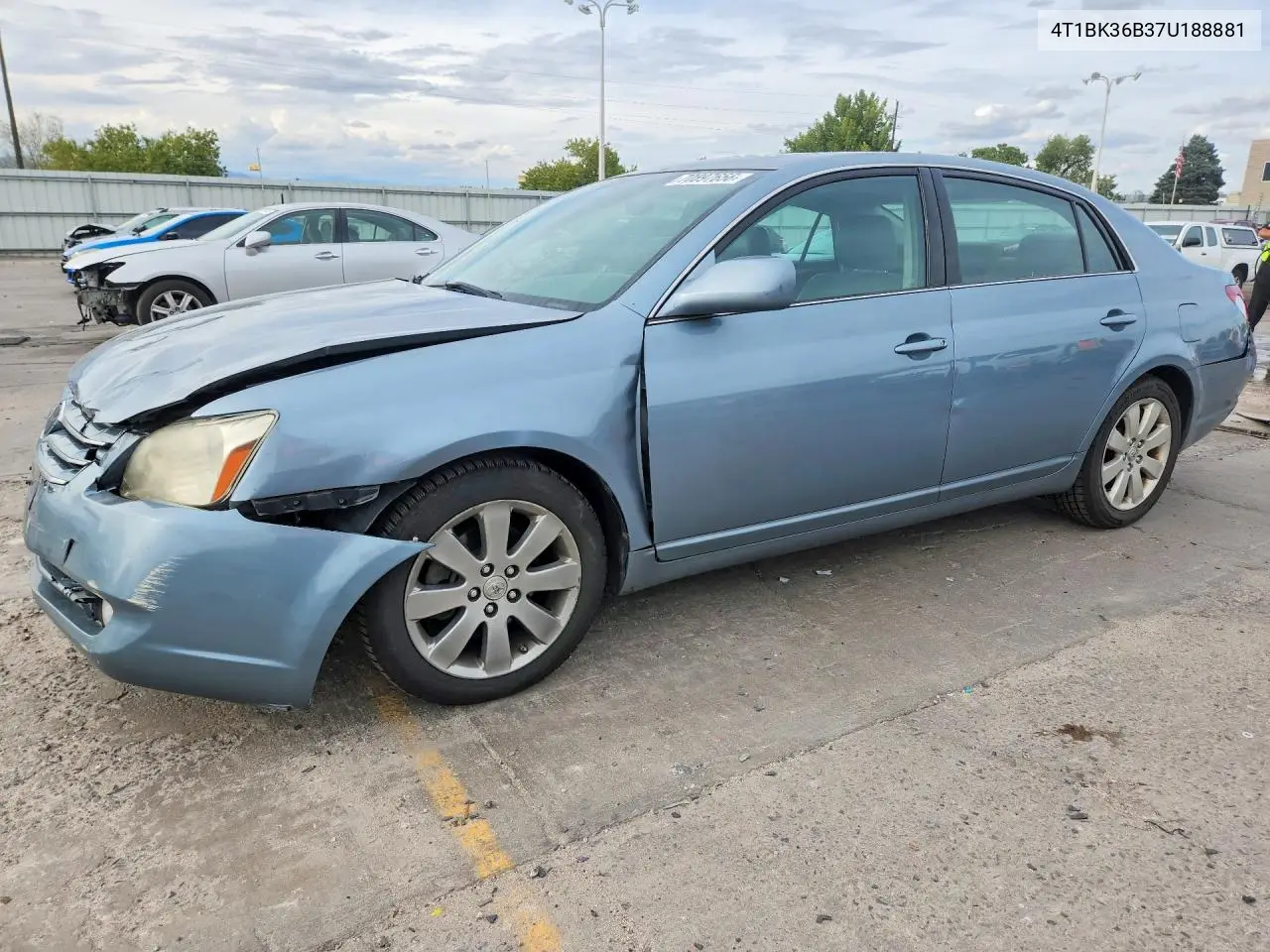 TOYOTA AVALON 2007, VIN 4T1BK36B37U188881