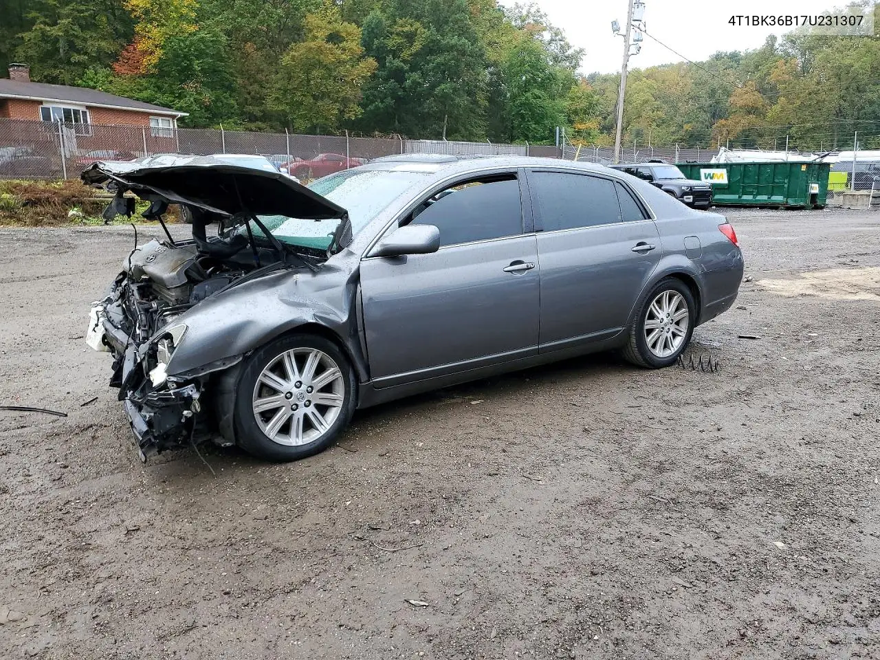TOYOTA AVALON 2007, VIN 4T1BK36B17U231307