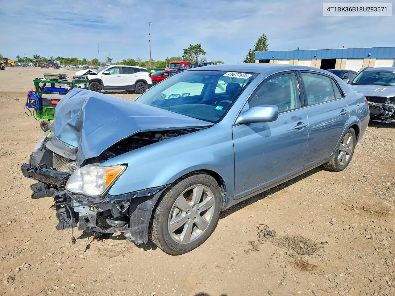 TOYOTA AVALON 2008, VIN 4T1BK36B18U283571