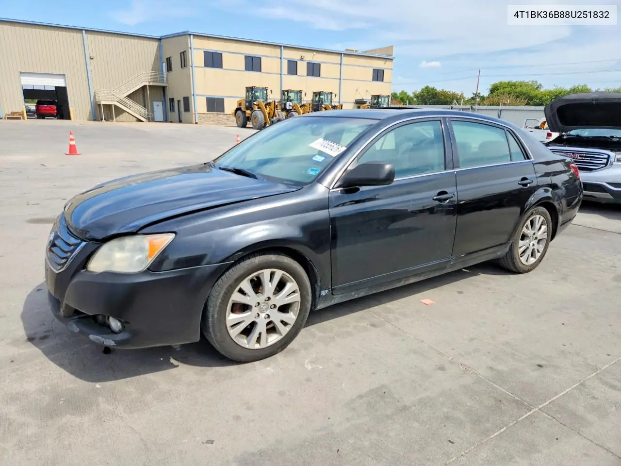 TOYOTA AVALON 2008, VIN 4T1BK36B88U251832
