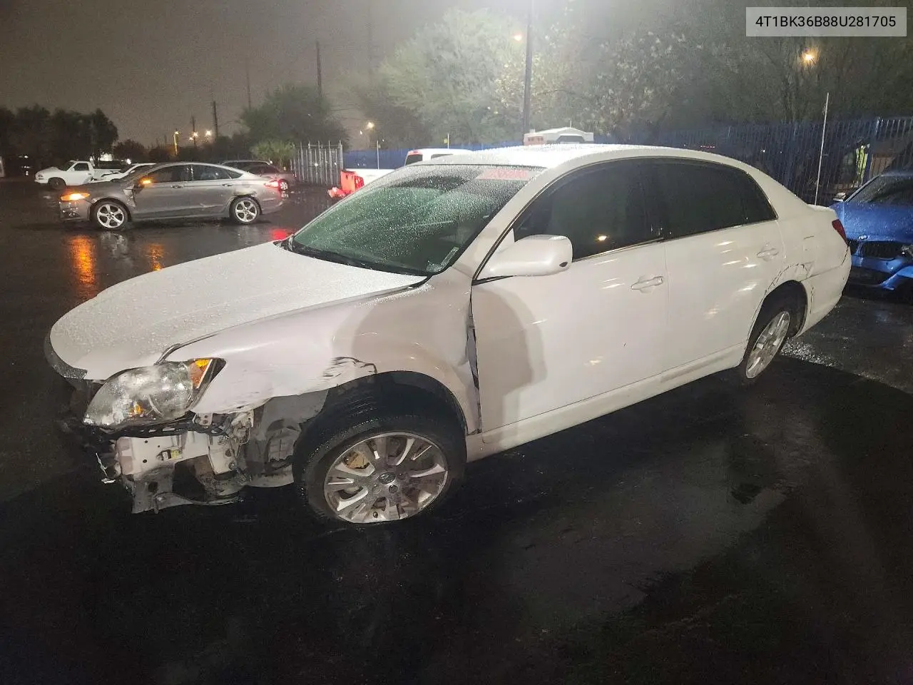 TOYOTA AVALON 2008, VIN 4T1BK36B88U281705