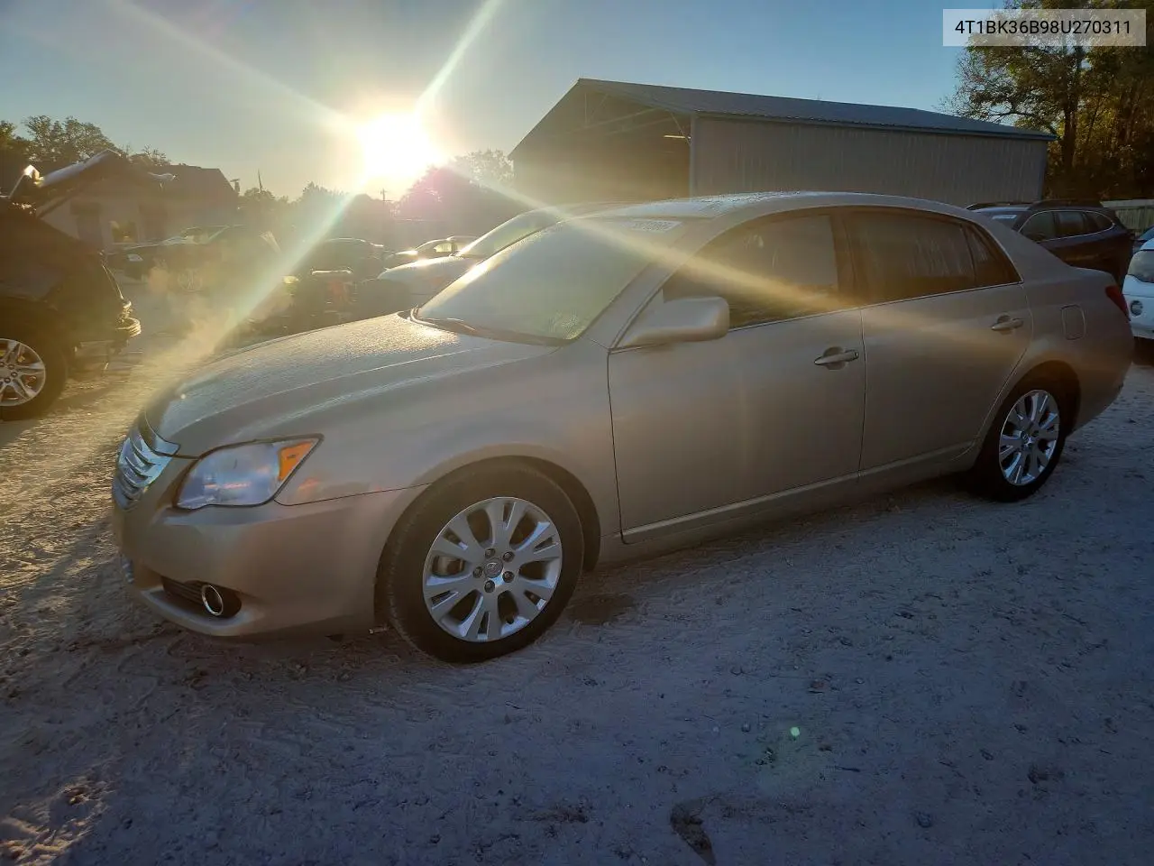 TOYOTA AVALON 2008, VIN 4T1BK36B98U270311