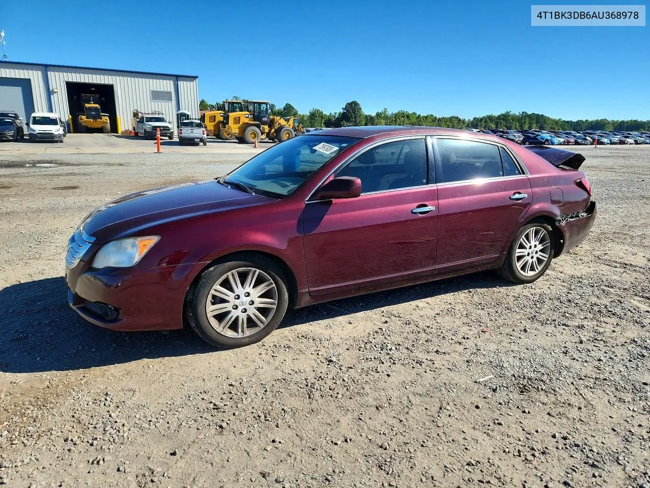 TOYOTA AVALON 2010, VIN 4T1BK3DB6AU368978