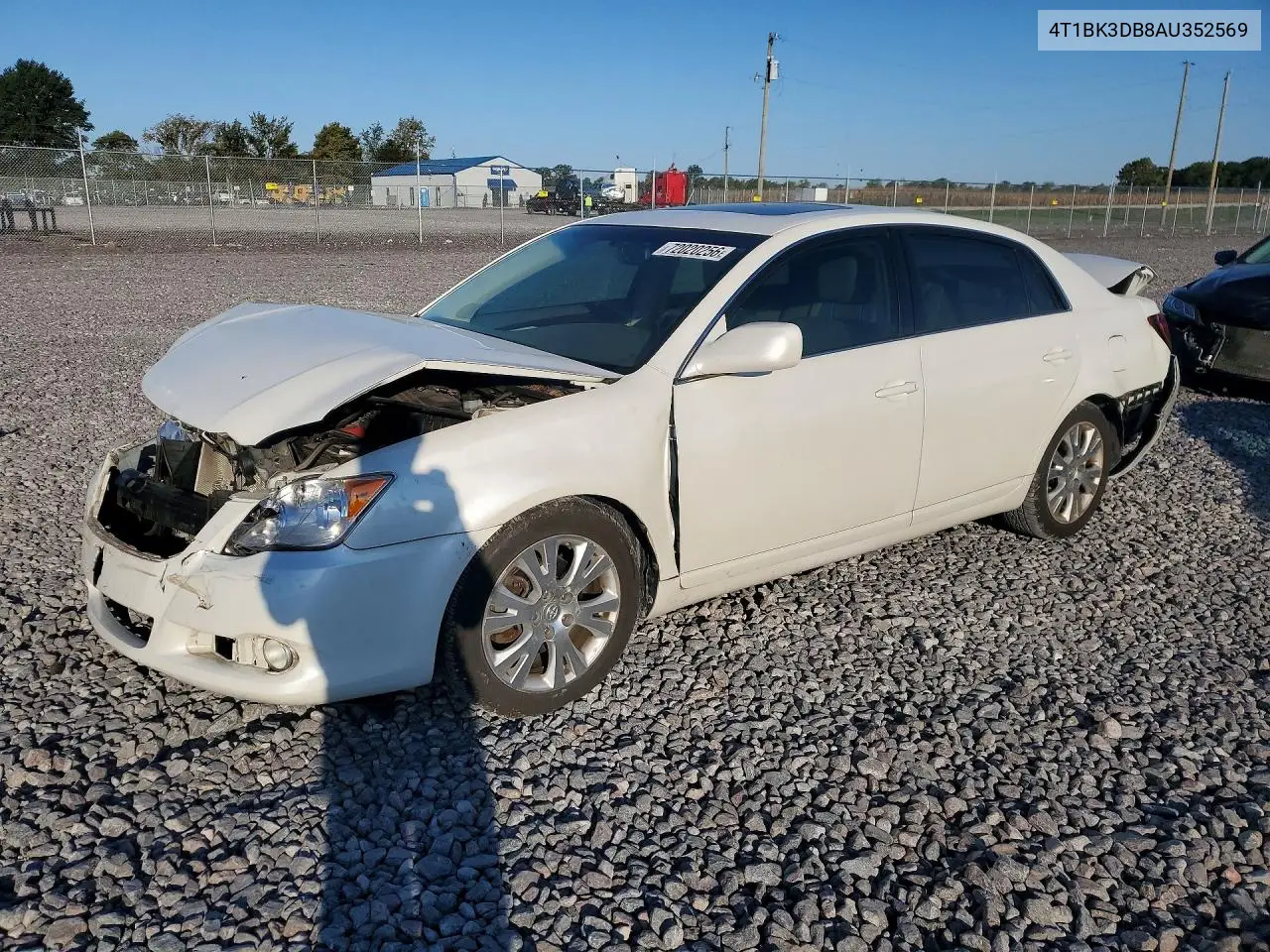 TOYOTA AVALON 2010, VIN 4T1BK3DB8AU352569