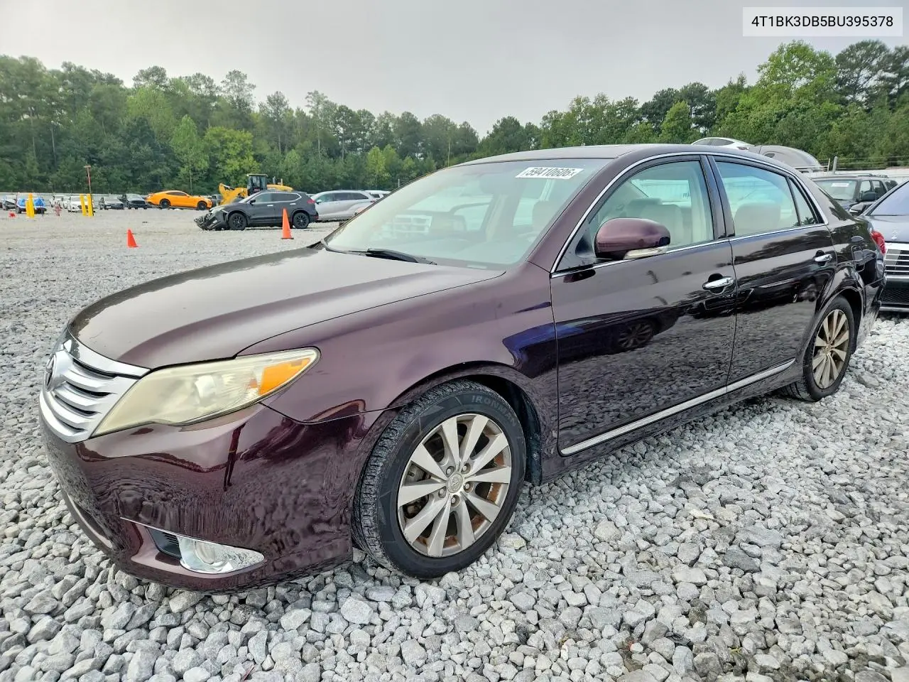 TOYOTA AVALON 2011, VIN 4T1BK3DB5BU395378