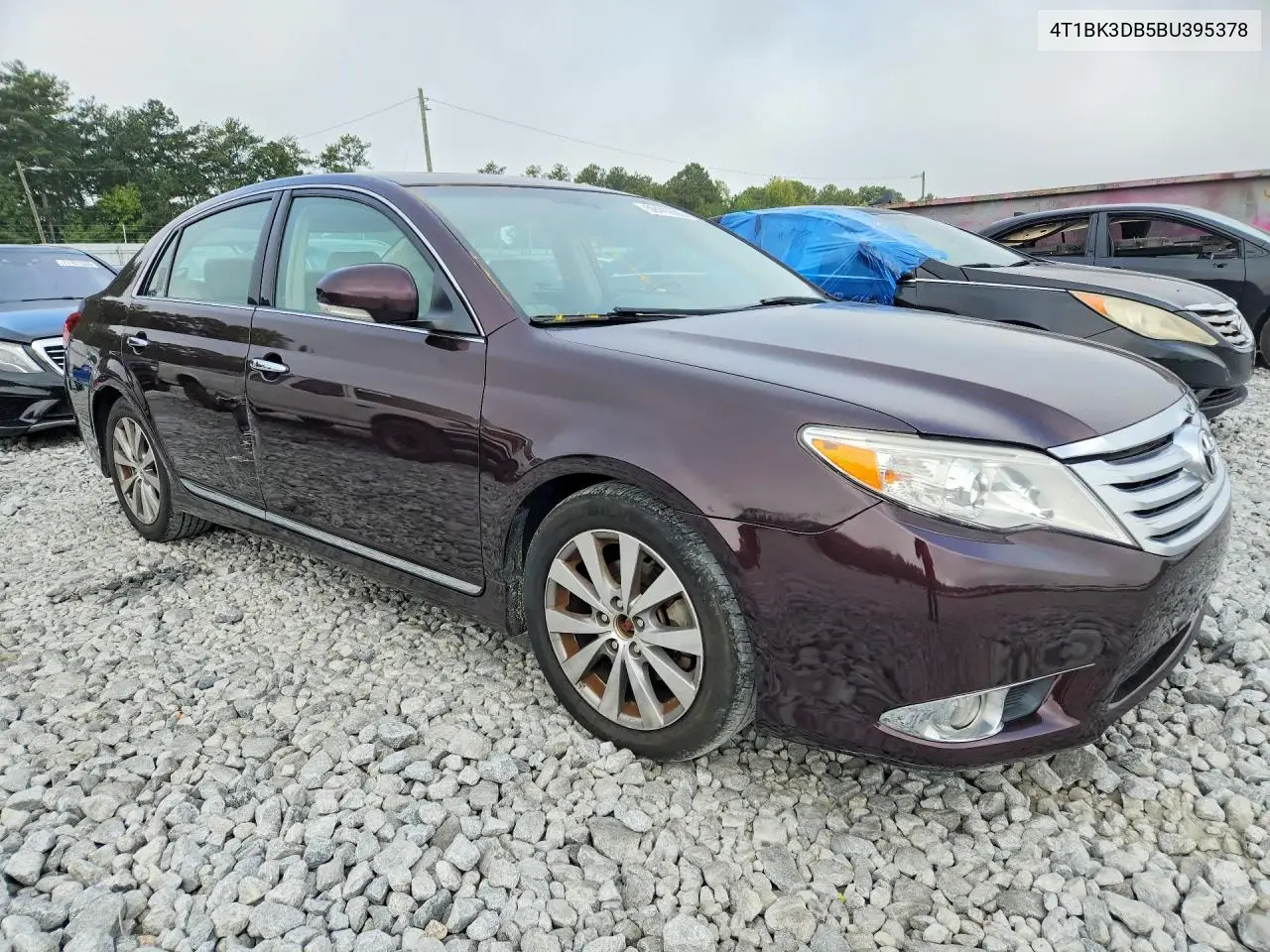 2011 TOYOTA AVALON VIN 4T1BK3DB5BU395378 — фото 4
