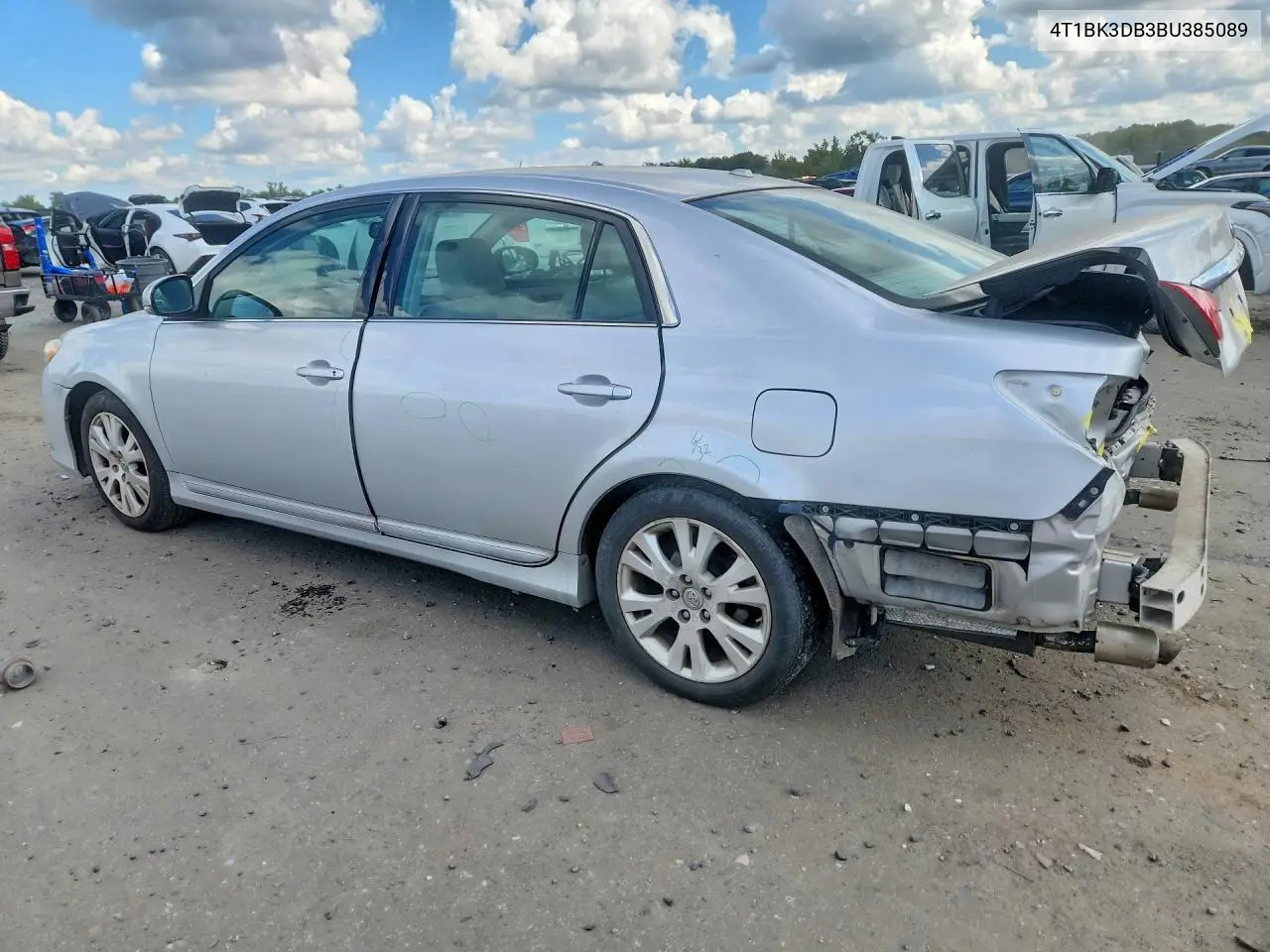 2011 TOYOTA AVALON VIN 4T1BK3DB3BU385089 — фото 2