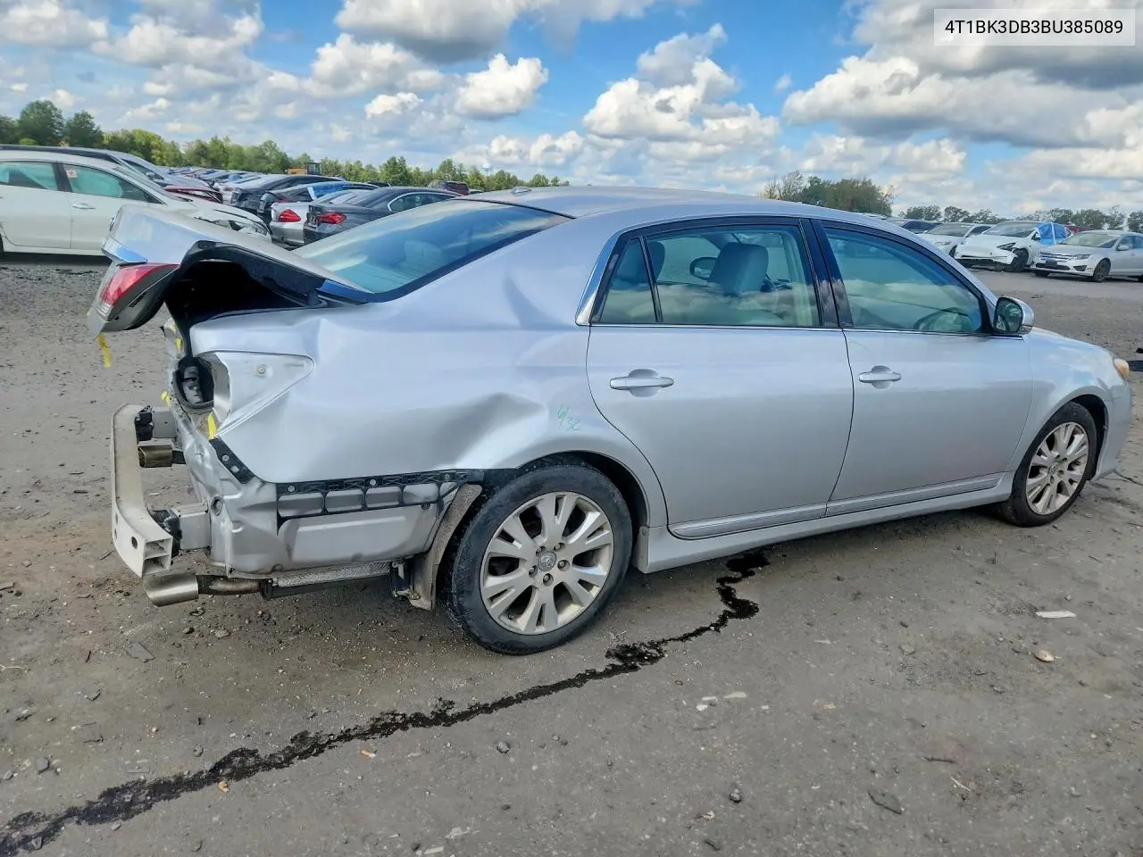 2011 TOYOTA AVALON VIN 4T1BK3DB3BU385089 — фото 3